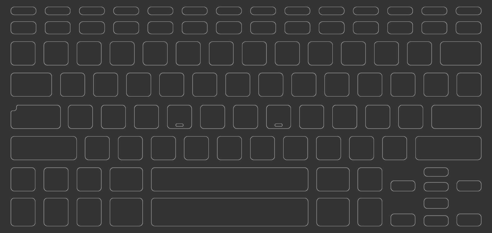 ブラックアウトステッカーfor Mac 16mm