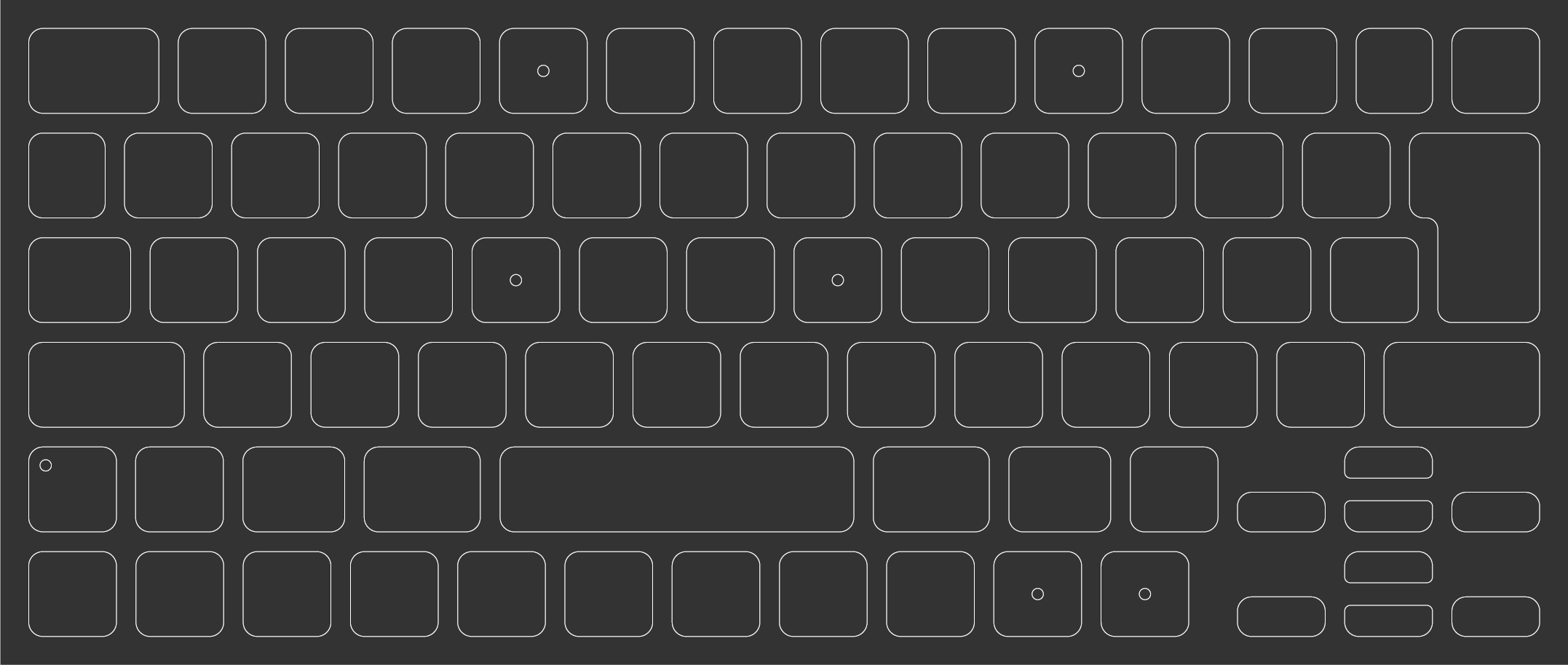 ブラックアウトステッカーfor Mac 16mm