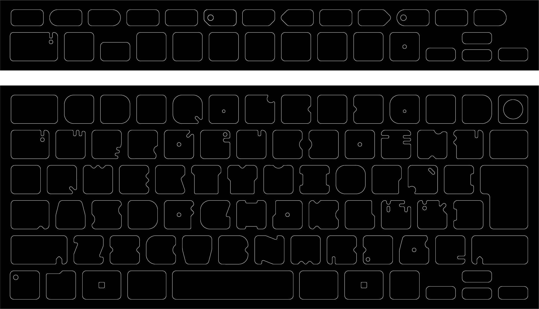 ブラックアウトステッカーfor Mac 16mm