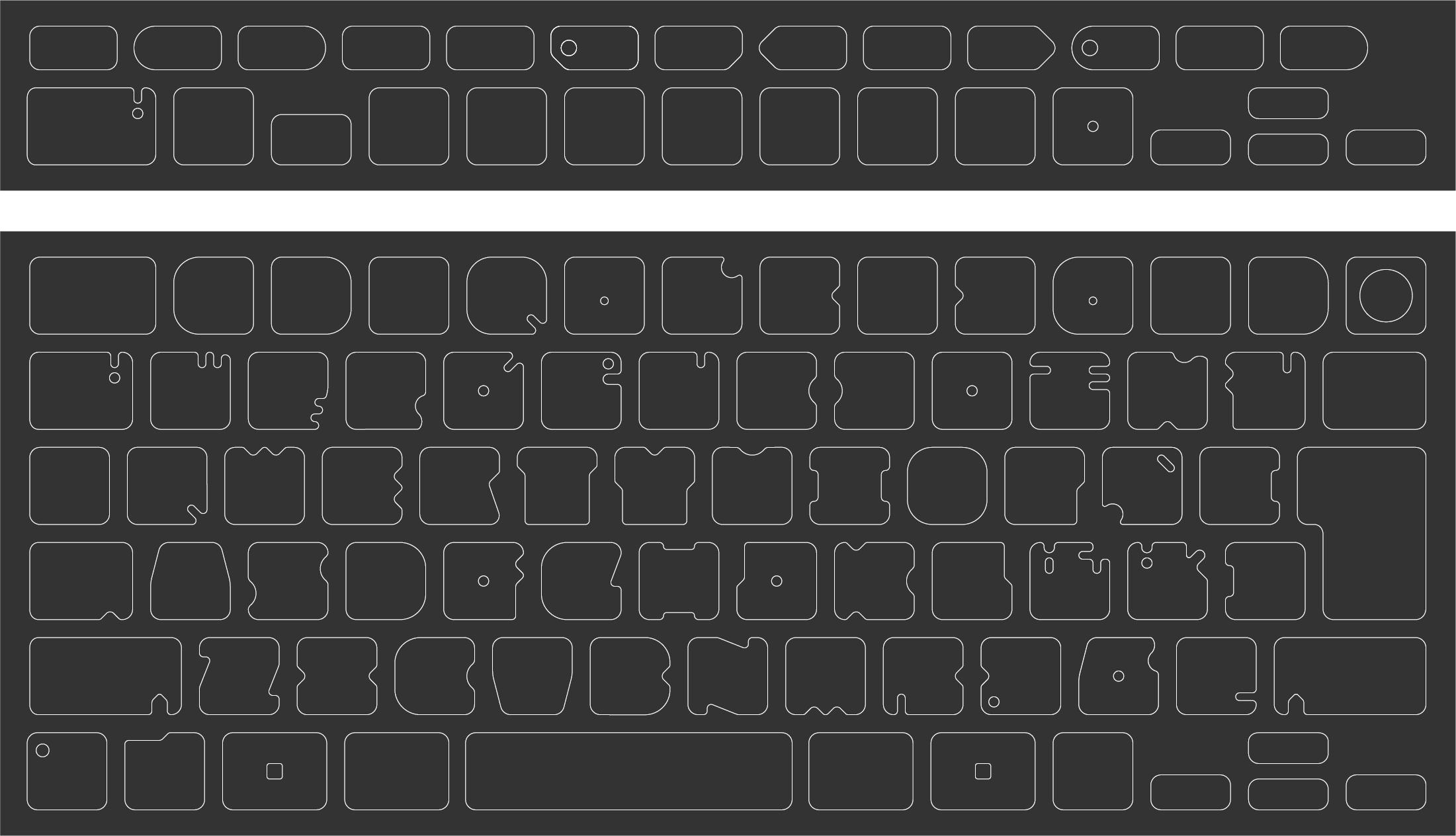 ブラックアウトステッカーfor Mac 16mm
