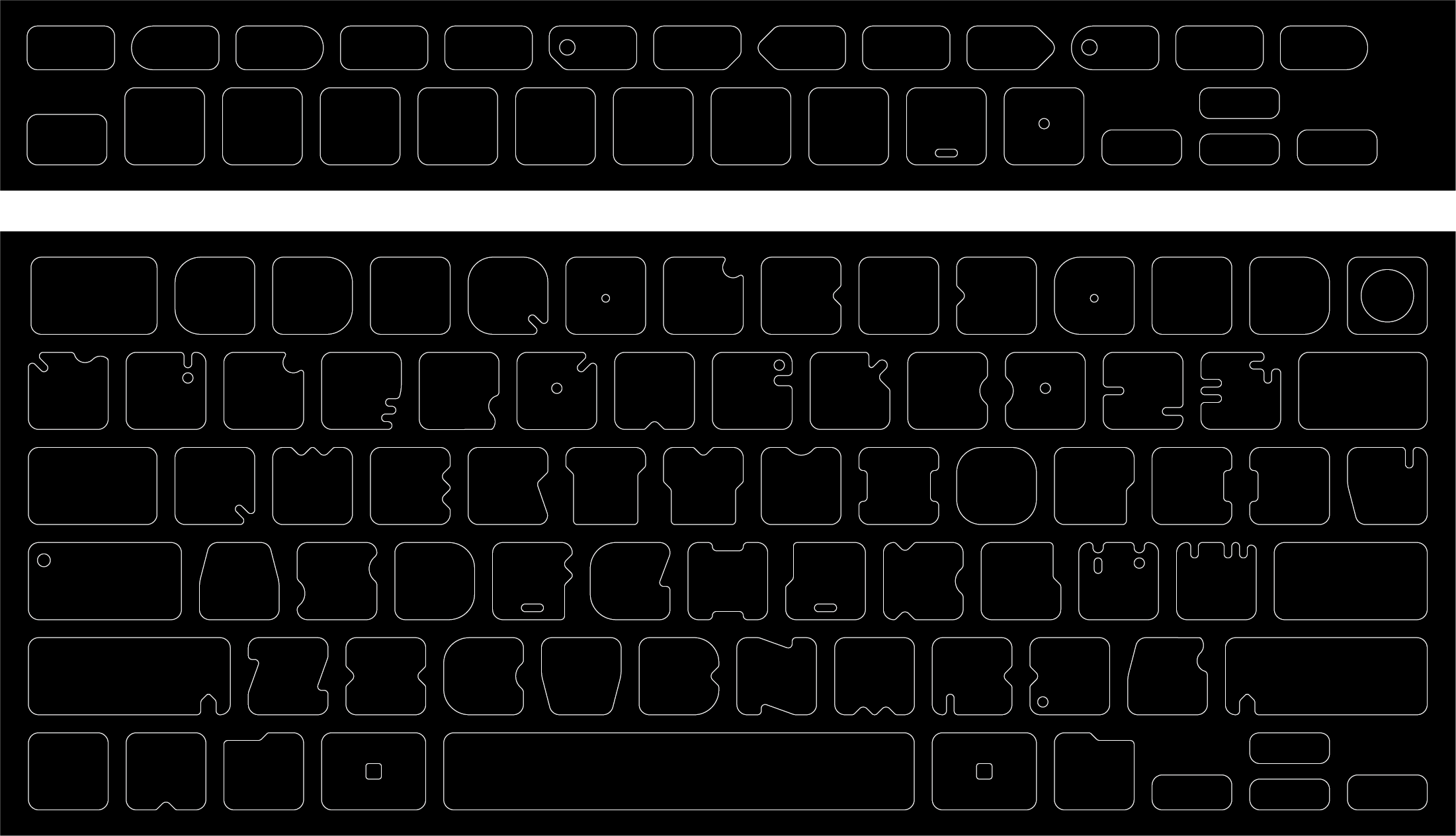 ブラックアウトステッカーfor Mac 16mm