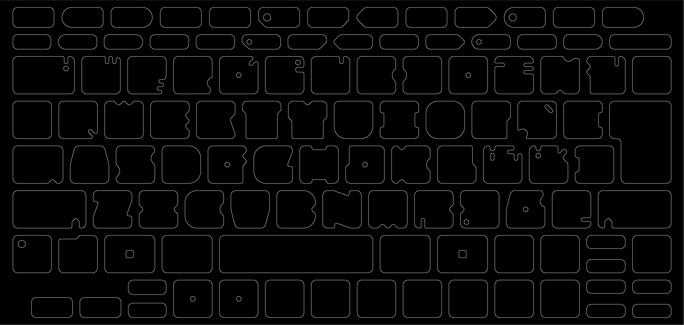 ブラックアウトステッカーfor Mac 16mm