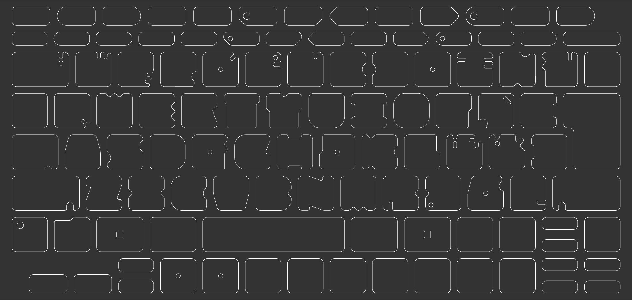 ブラックアウトステッカーfor Mac 16mm