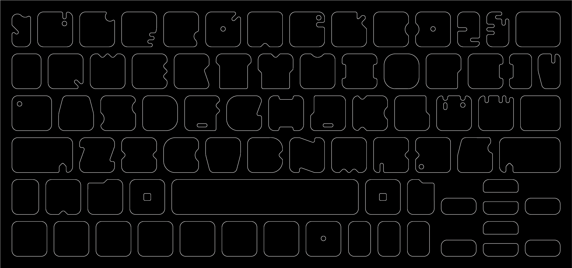 ブラックアウトステッカーfor Mac 16mm