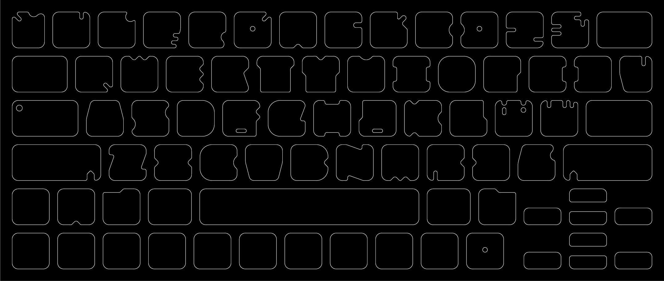 ブラックアウトステッカーfor Mac 16mm
