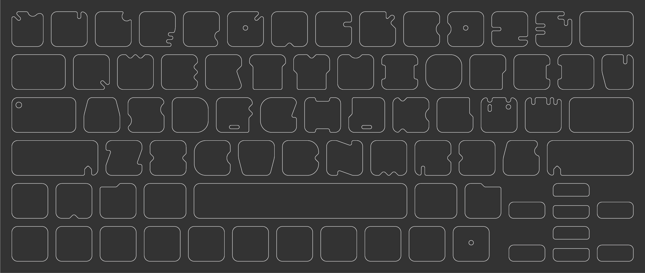 ブラックアウトステッカーfor Mac 16mm